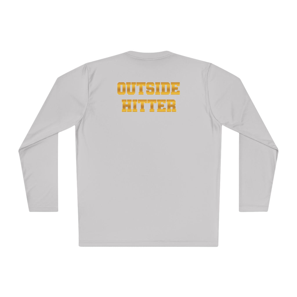 Outside Hitter Volleyball Long Sleeve Warm Up — "Outside by Position. Unstoppable by Nature"