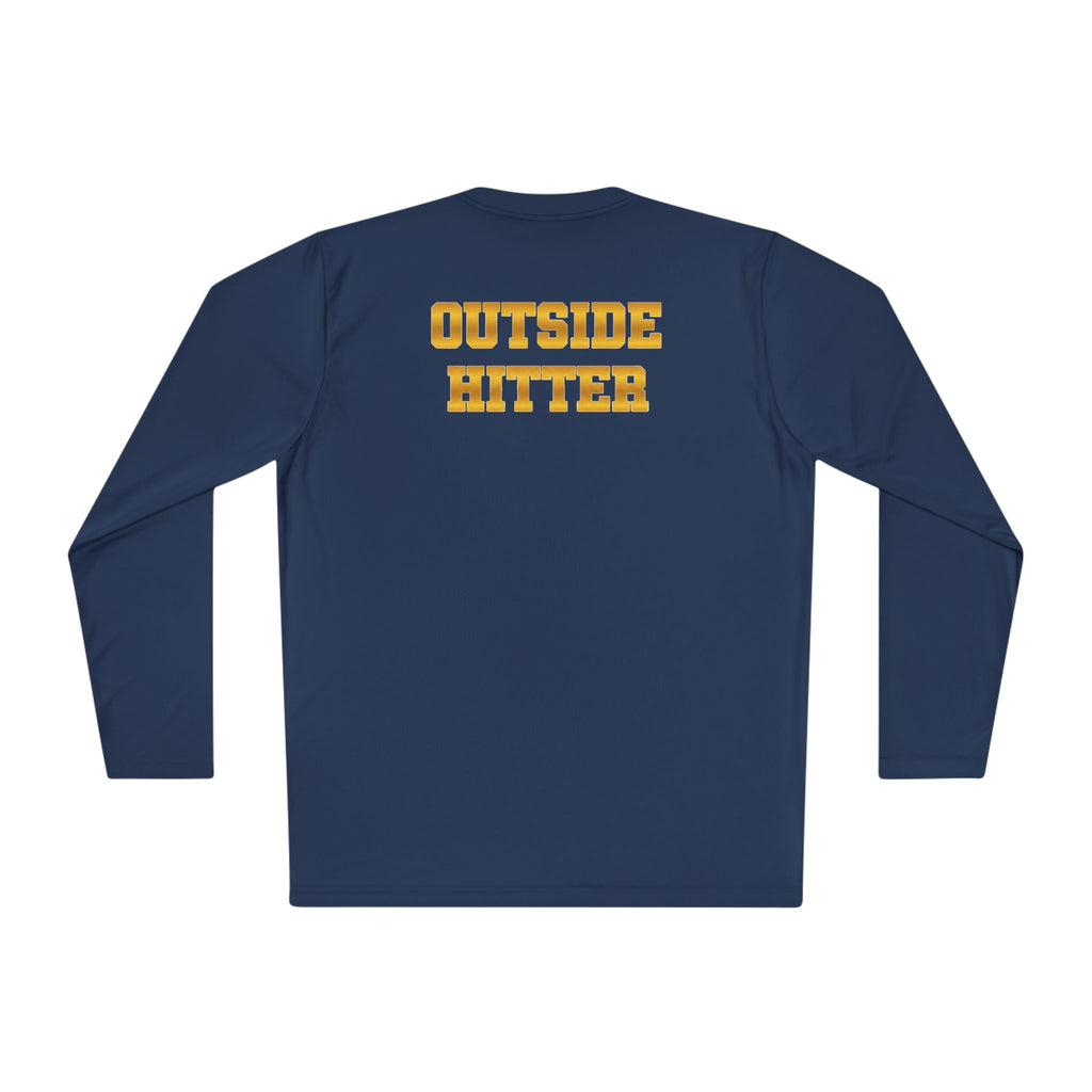 Outside Hitter Volleyball Long Sleeve Warm Up — "Outside by Position. Unstoppable by Nature"