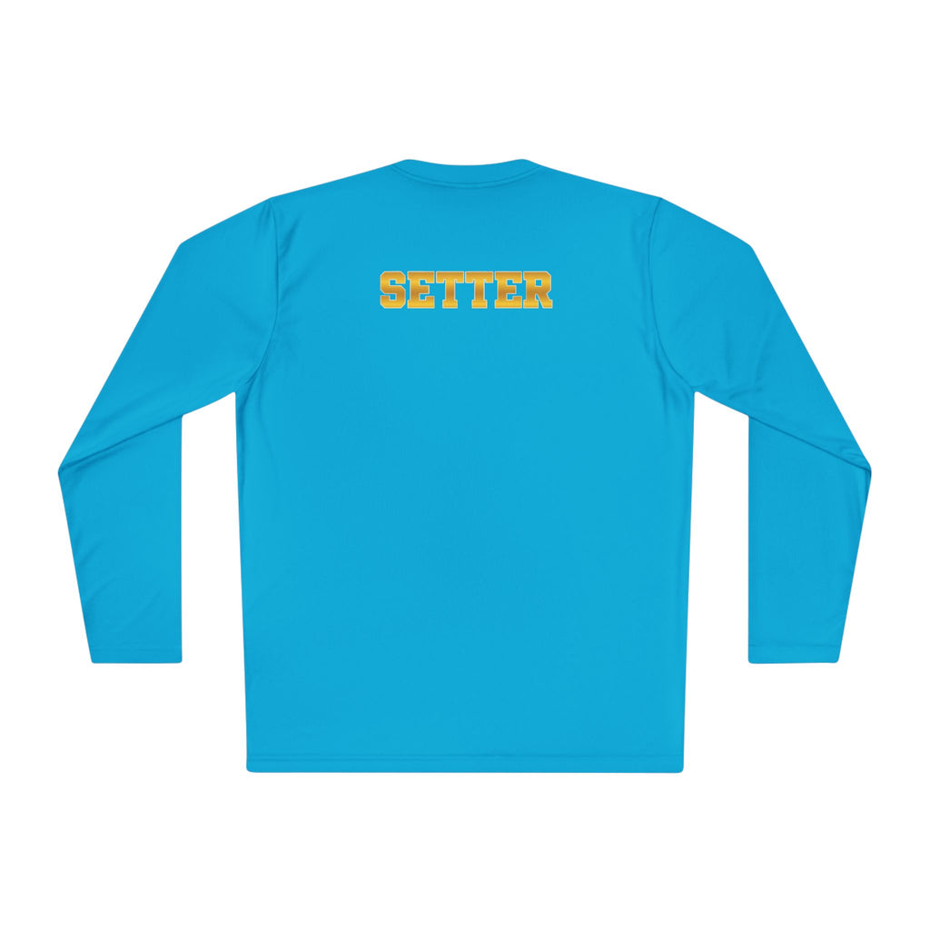 "Therapist With Hands" Volleyball Long Sleeve Tee — 'Setter' Athletic Long Sleeve