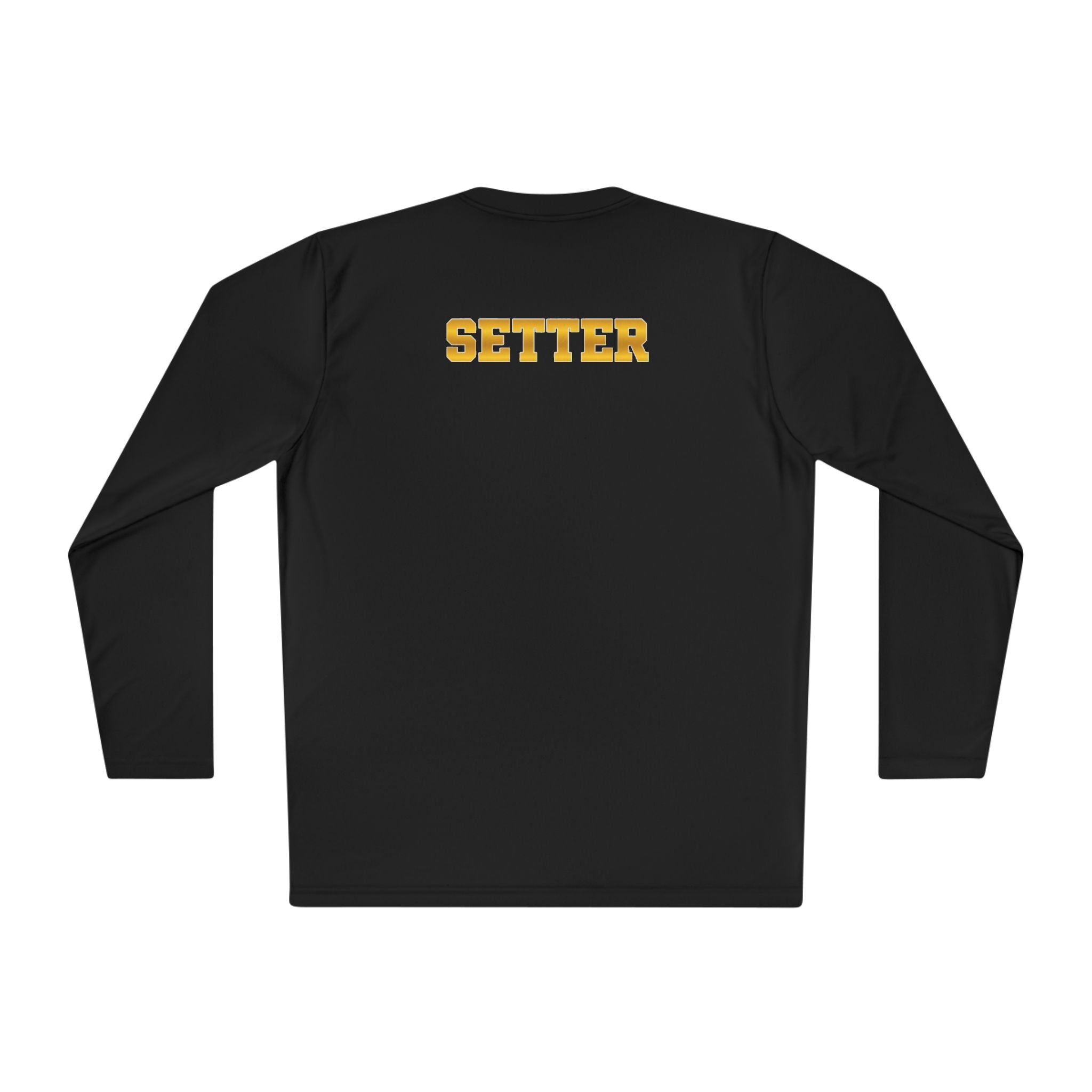 "Therapist With Hands" Volleyball Long Sleeve Tee — 'Setter' Athletic Long Sleeve
