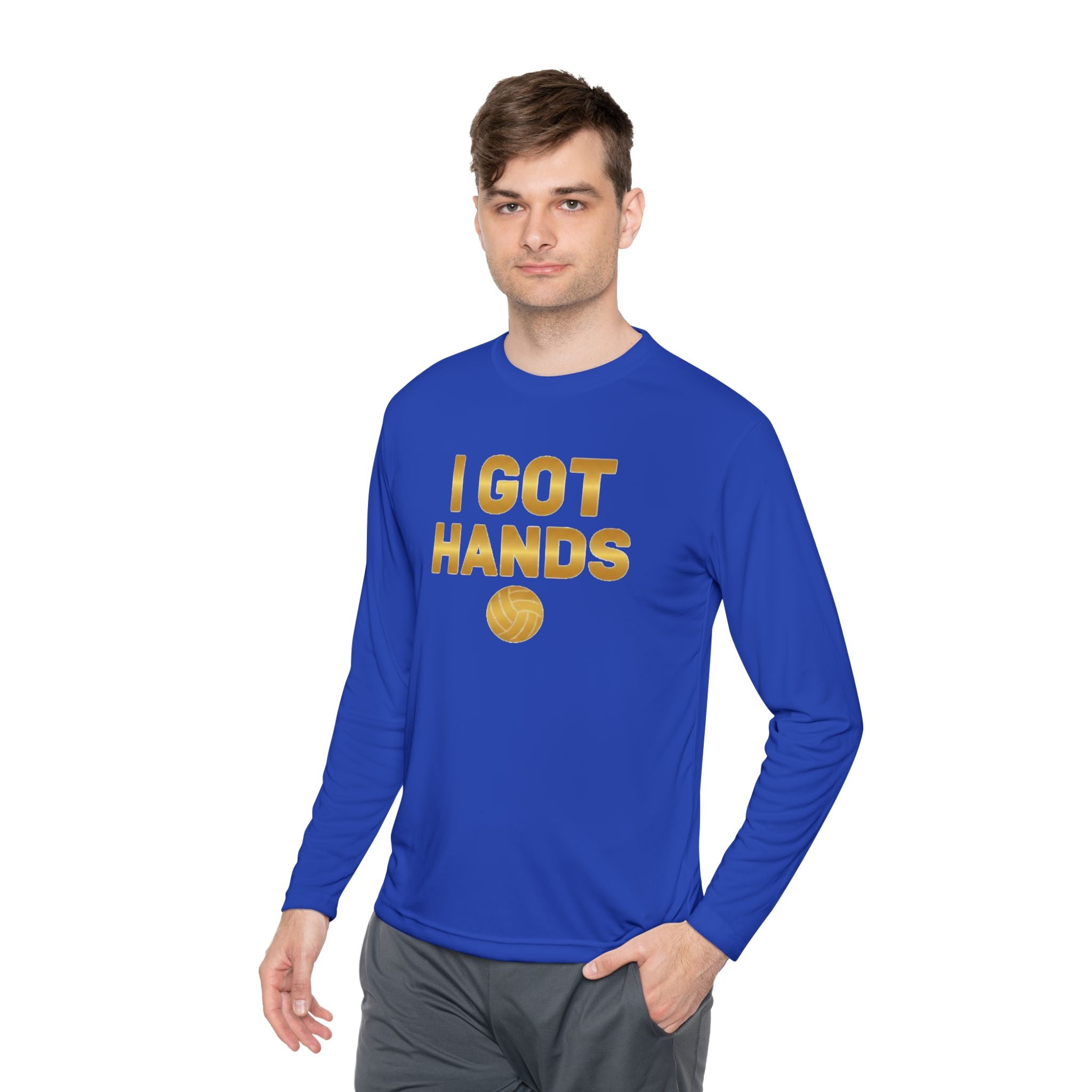 I Got Hands Volleyball Long Sleeve Tee — "Setter" Team Shirt