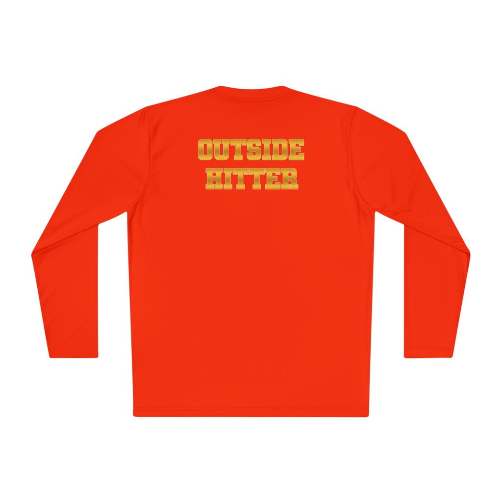 Outside Hitter Volleyball Long Sleeve Warm Up — "Outside by Position. Unstoppable by Nature"