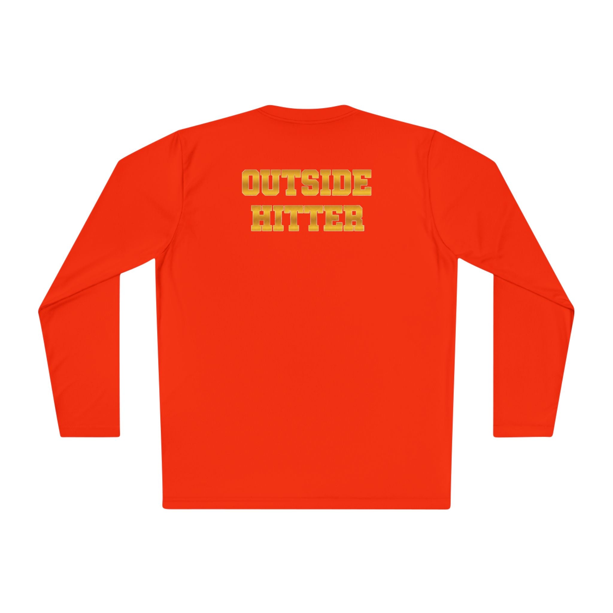 Outside Hitter Volleyball Long Sleeve Warm Up — "Outside by Position. Unstoppable by Nature"