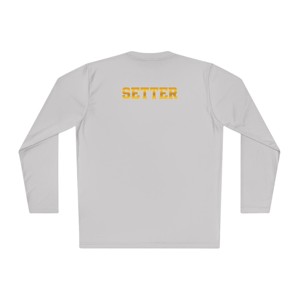 "Therapist With Hands" Volleyball Long Sleeve Tee — 'Setter' Athletic Long Sleeve