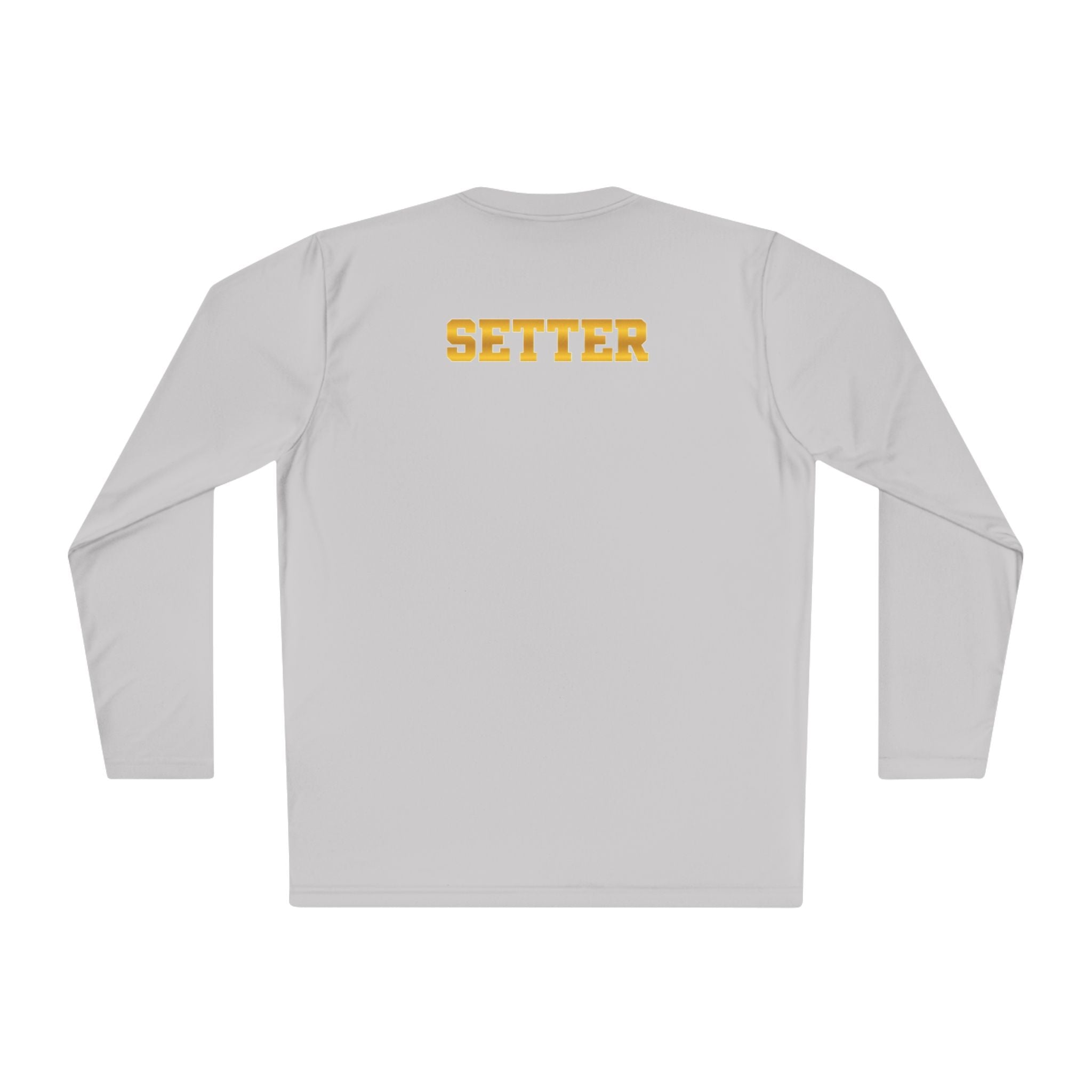 "Therapist With Hands" Volleyball Long Sleeve Tee — 'Setter' Athletic Long Sleeve