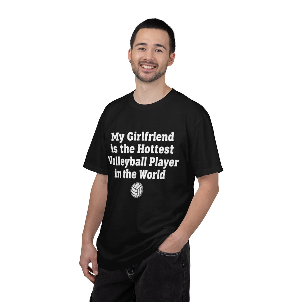 Volleyball Girlfriend T-Shirt — “My Girlfriend is the Hottest Volleyball Player in the World”