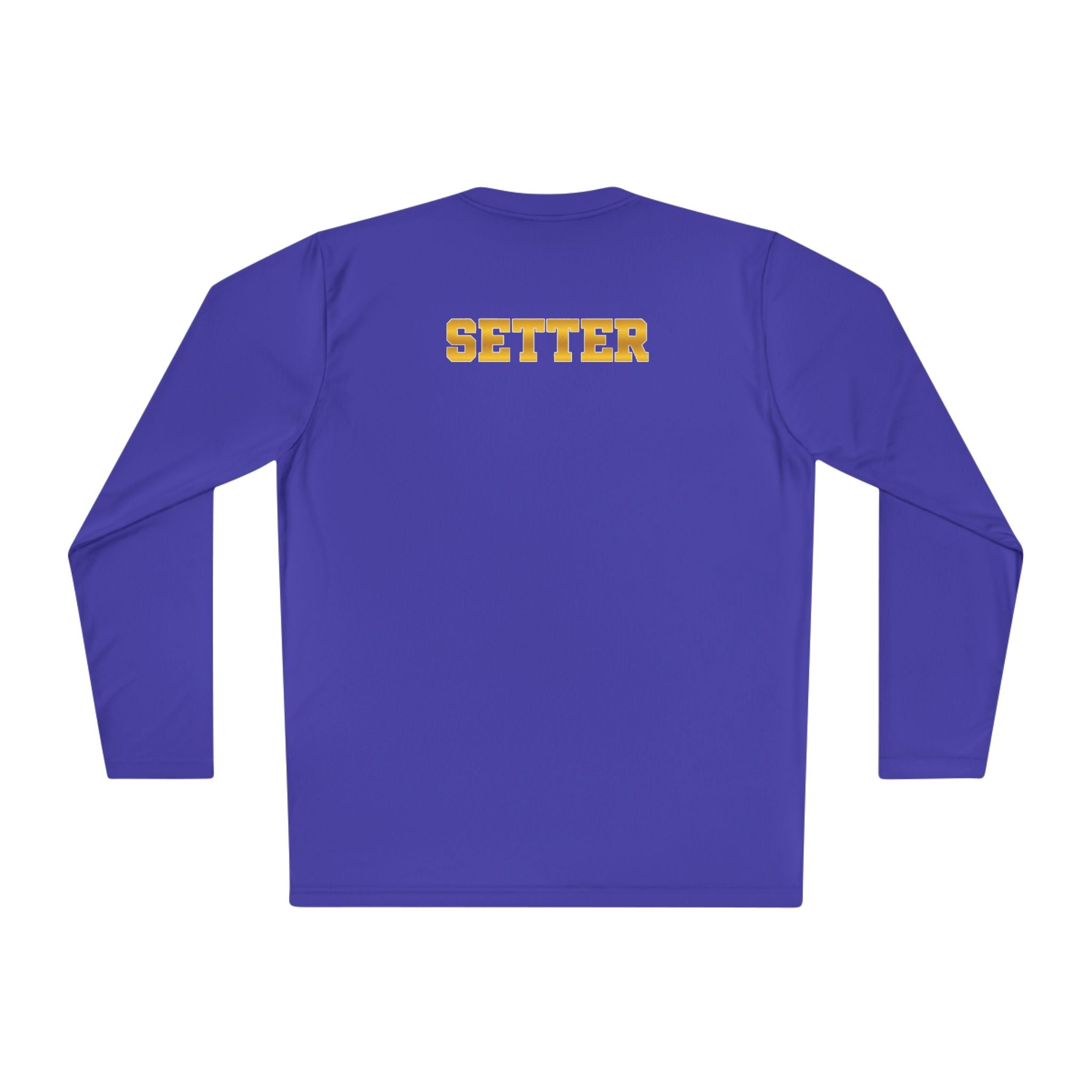 "Therapist With Hands" Volleyball Long Sleeve Tee — 'Setter' Athletic Long Sleeve