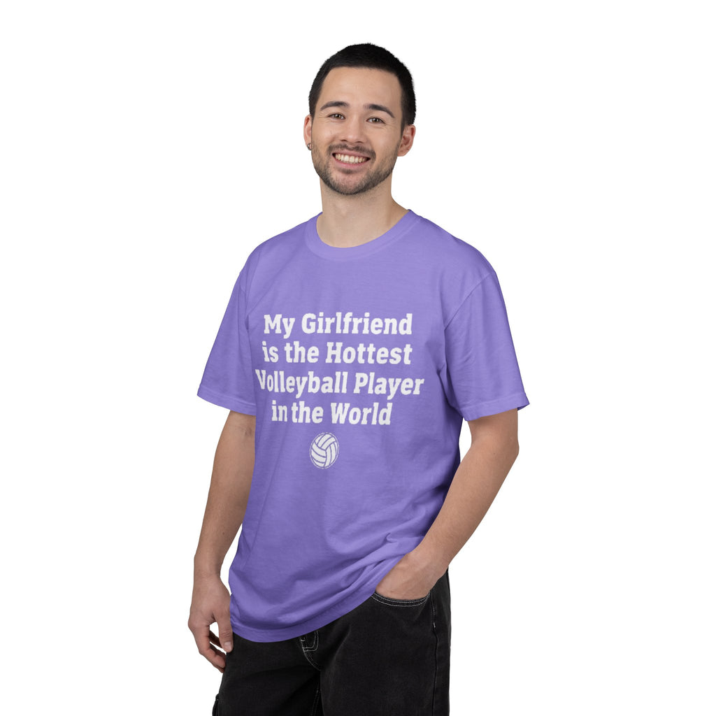 Volleyball Girlfriend T-Shirt — “My Girlfriend is the Hottest Volleyball Player in the World”