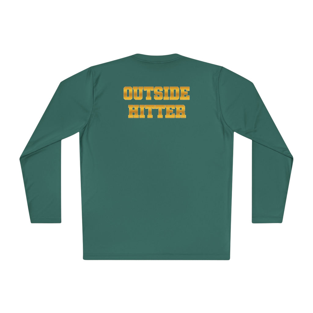 Outside Hitter Volleyball Long Sleeve Warm Up — "Outside by Position. Unstoppable by Nature"