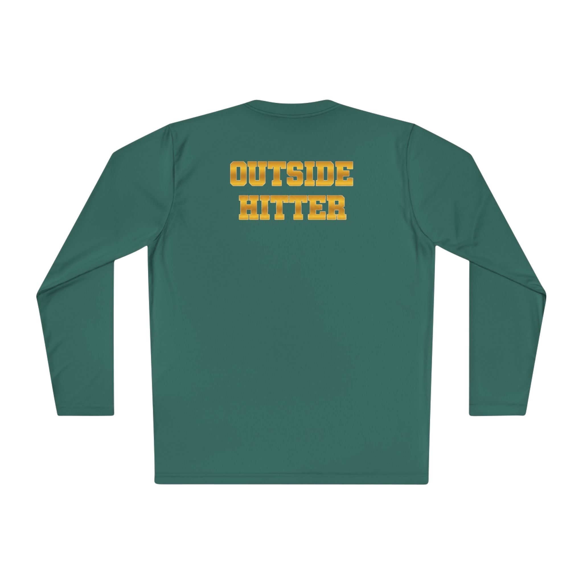 Outside Hitter Volleyball Long Sleeve Warm Up — "Outside by Position. Unstoppable by Nature"