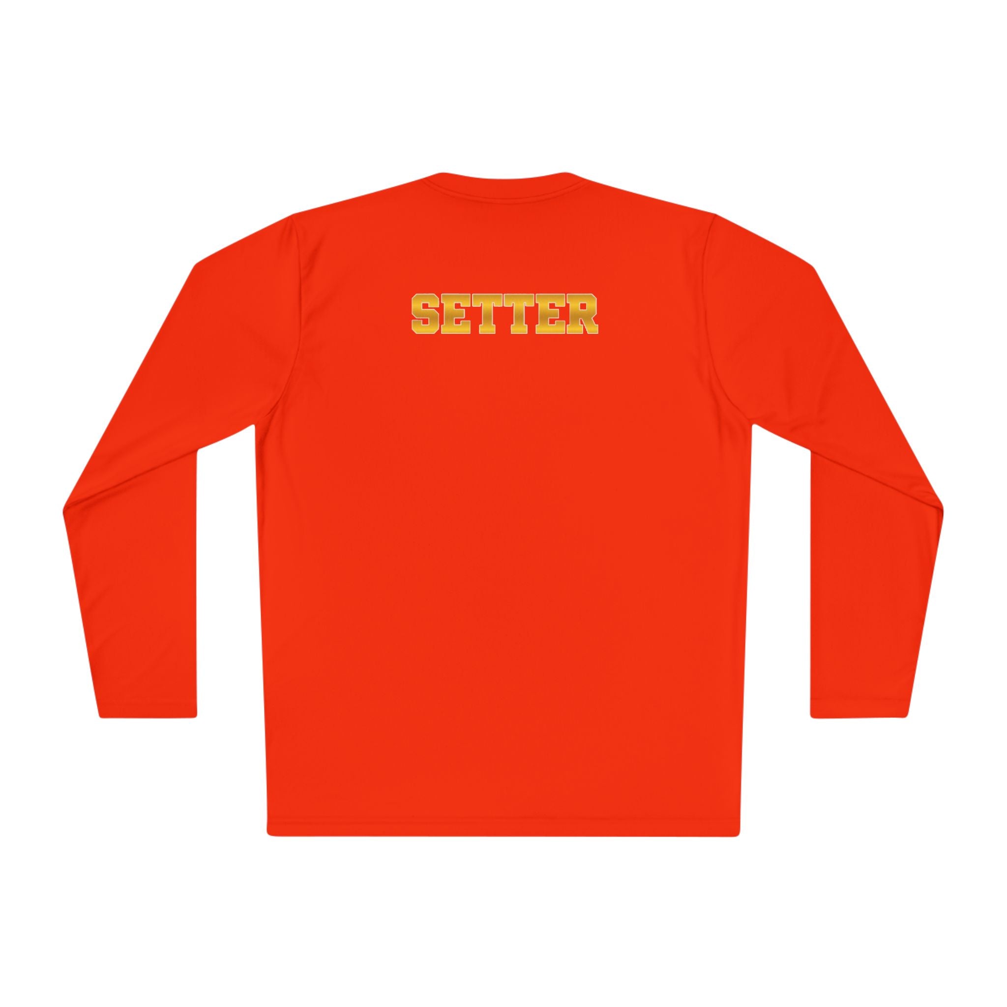 "Therapist With Hands" Volleyball Long Sleeve Tee — 'Setter' Athletic Long Sleeve