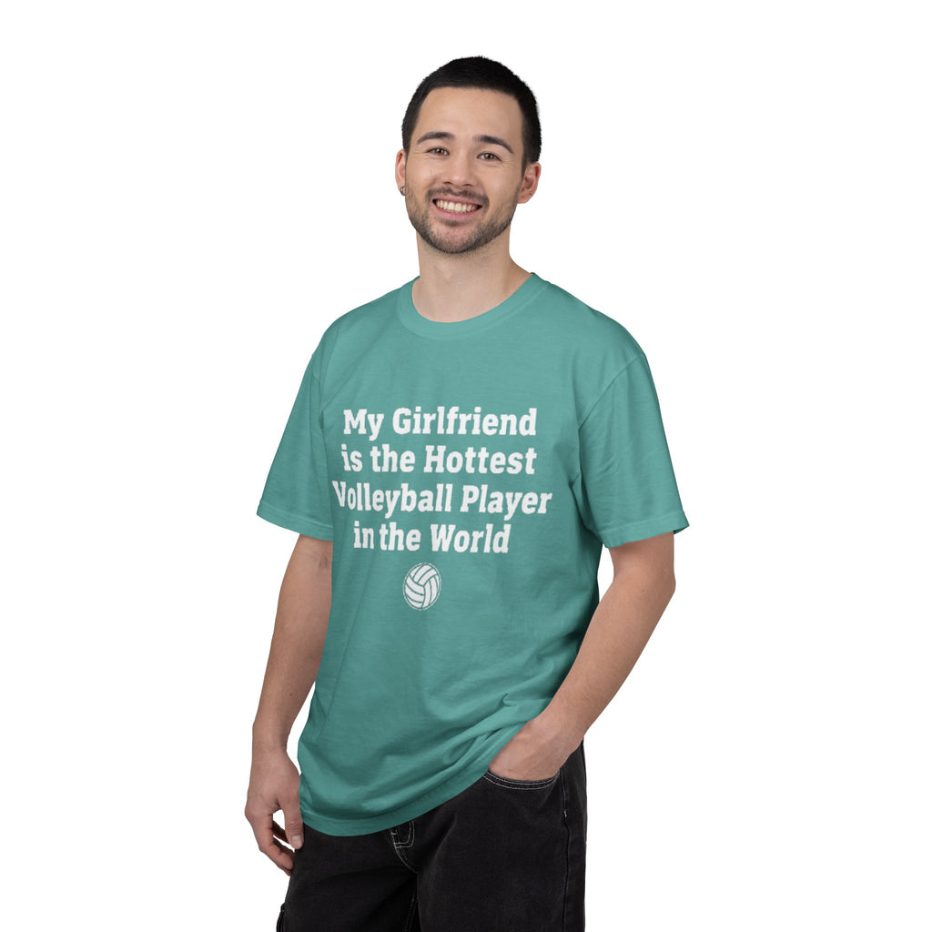 Volleyball Girlfriend T-Shirt — “My Girlfriend is the Hottest Volleyball Player in the World”