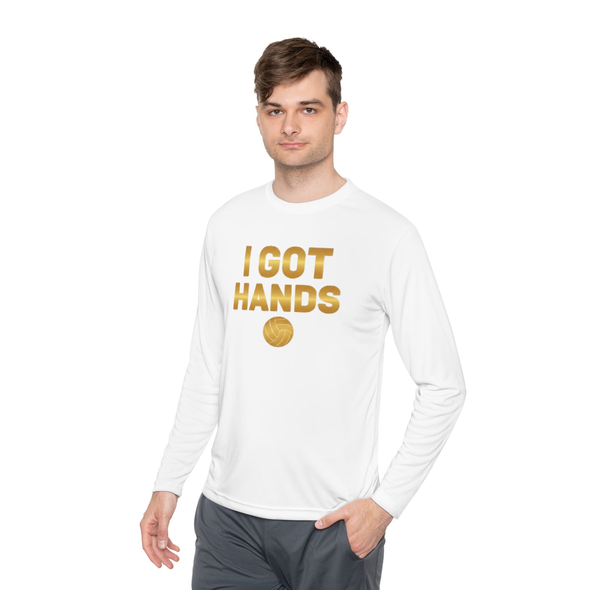 I Got Hands Volleyball Long Sleeve Tee — "Setter" Team Shirt