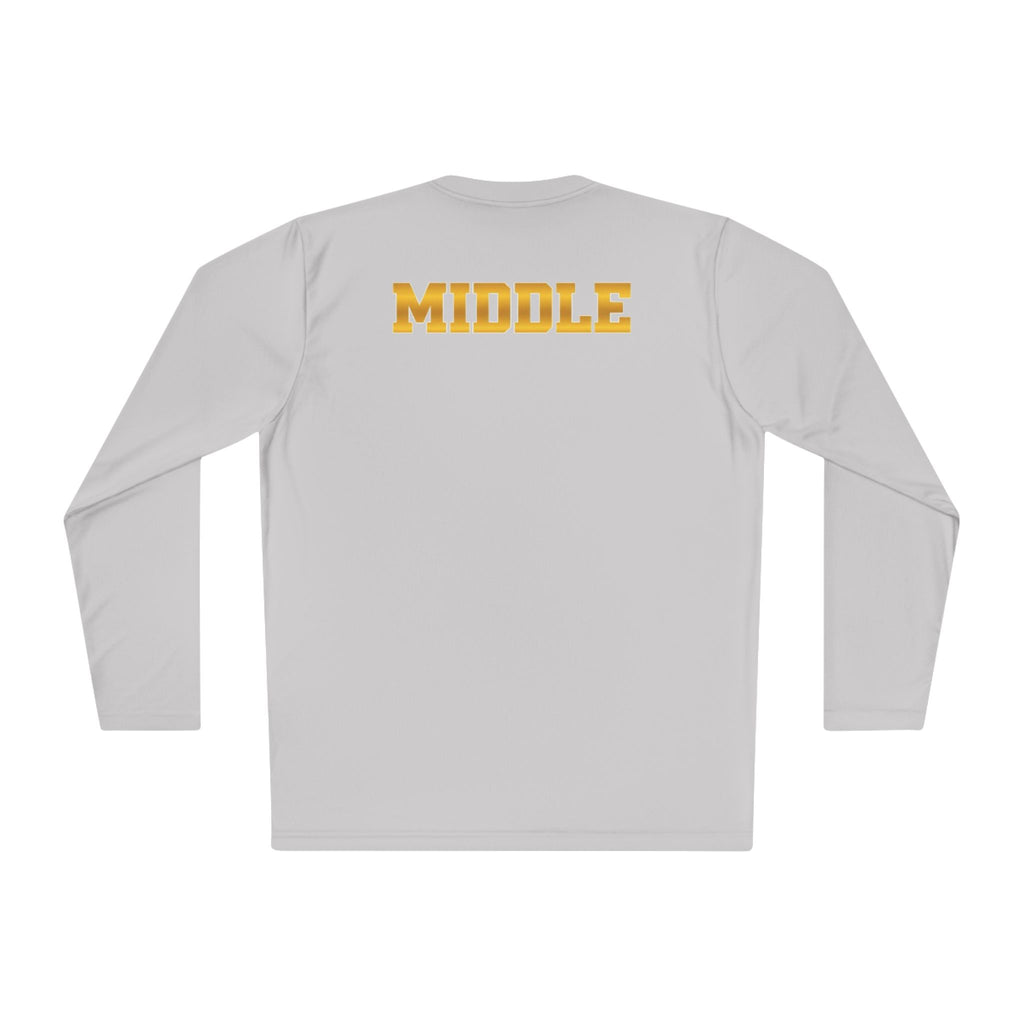 "Jump. Guess. Decoy. Repeat." —  Volleyball Middle Hitter Warm up Long Sleeve