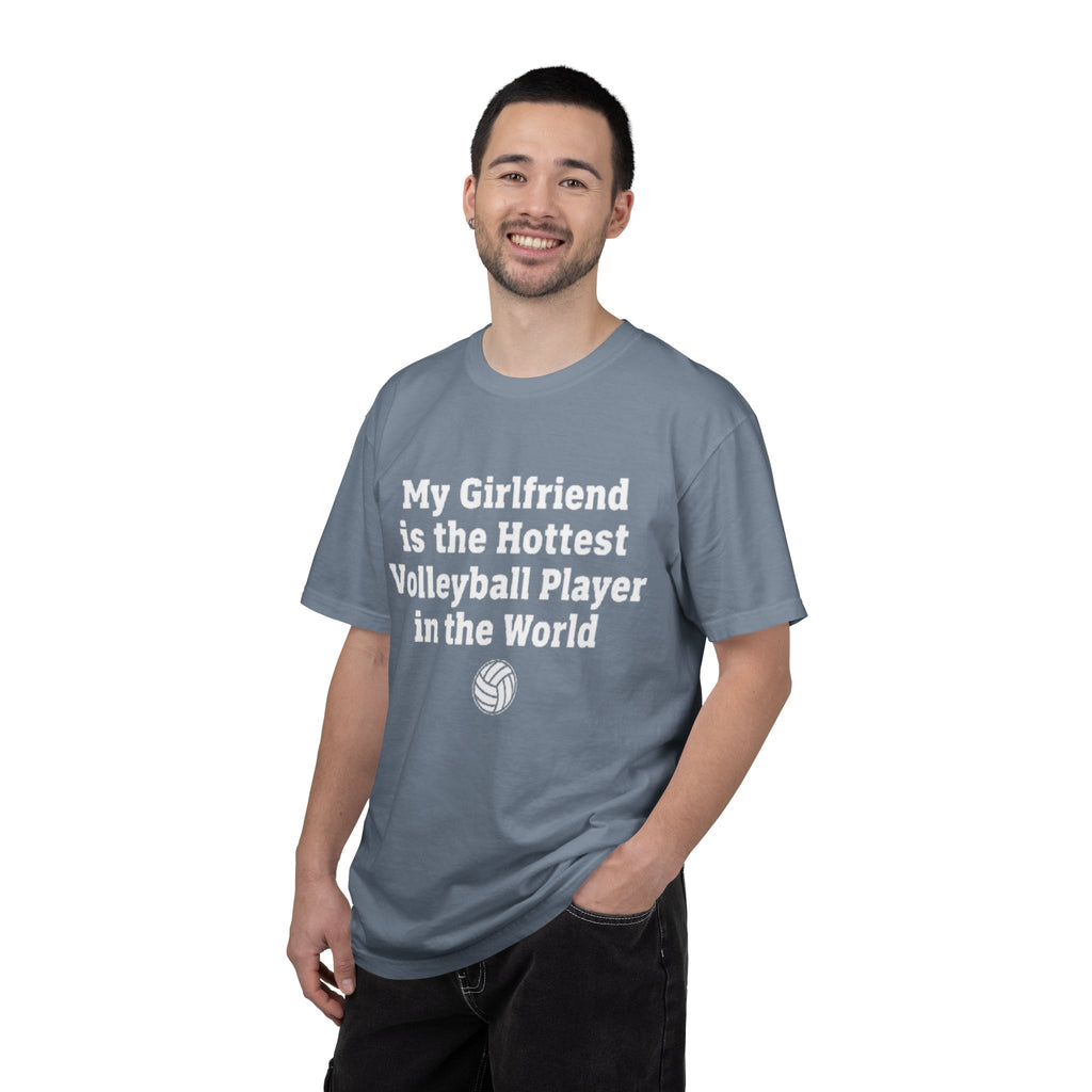 Volleyball Girlfriend T-Shirt — “My Girlfriend is the Hottest Volleyball Player in the World”