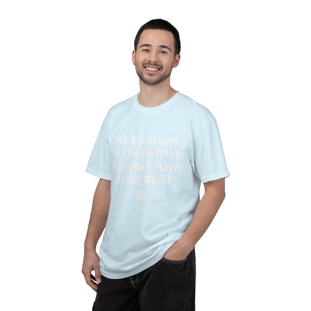 Volleyball Girlfriend T-Shirt — “My Girlfriend is the Hottest Volleyball Player in the World”