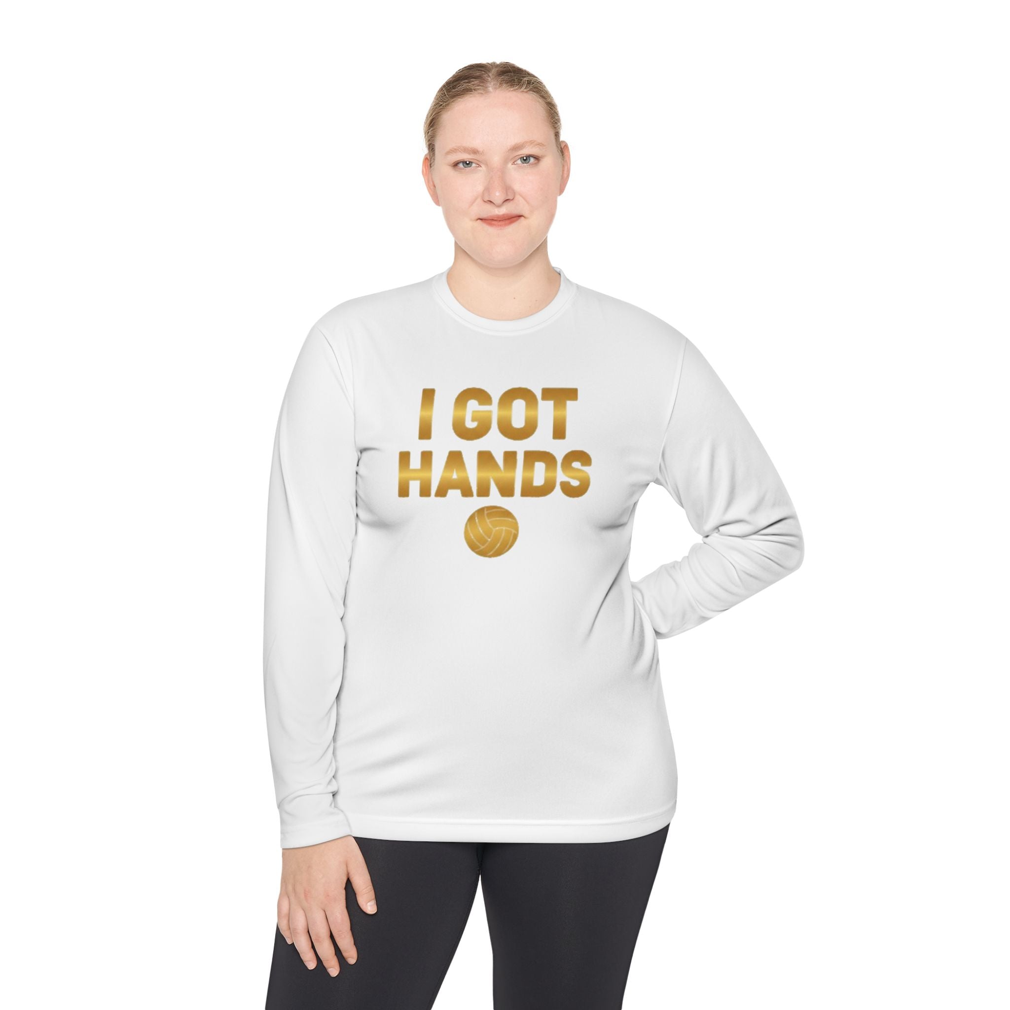 I Got Hands Volleyball Long Sleeve Tee — "Setter" Team Shirt