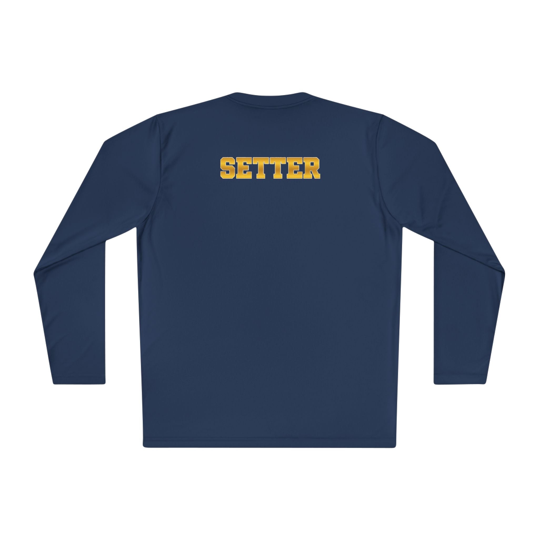 "Therapist With Hands" Volleyball Long Sleeve Tee — 'Setter' Athletic Long Sleeve