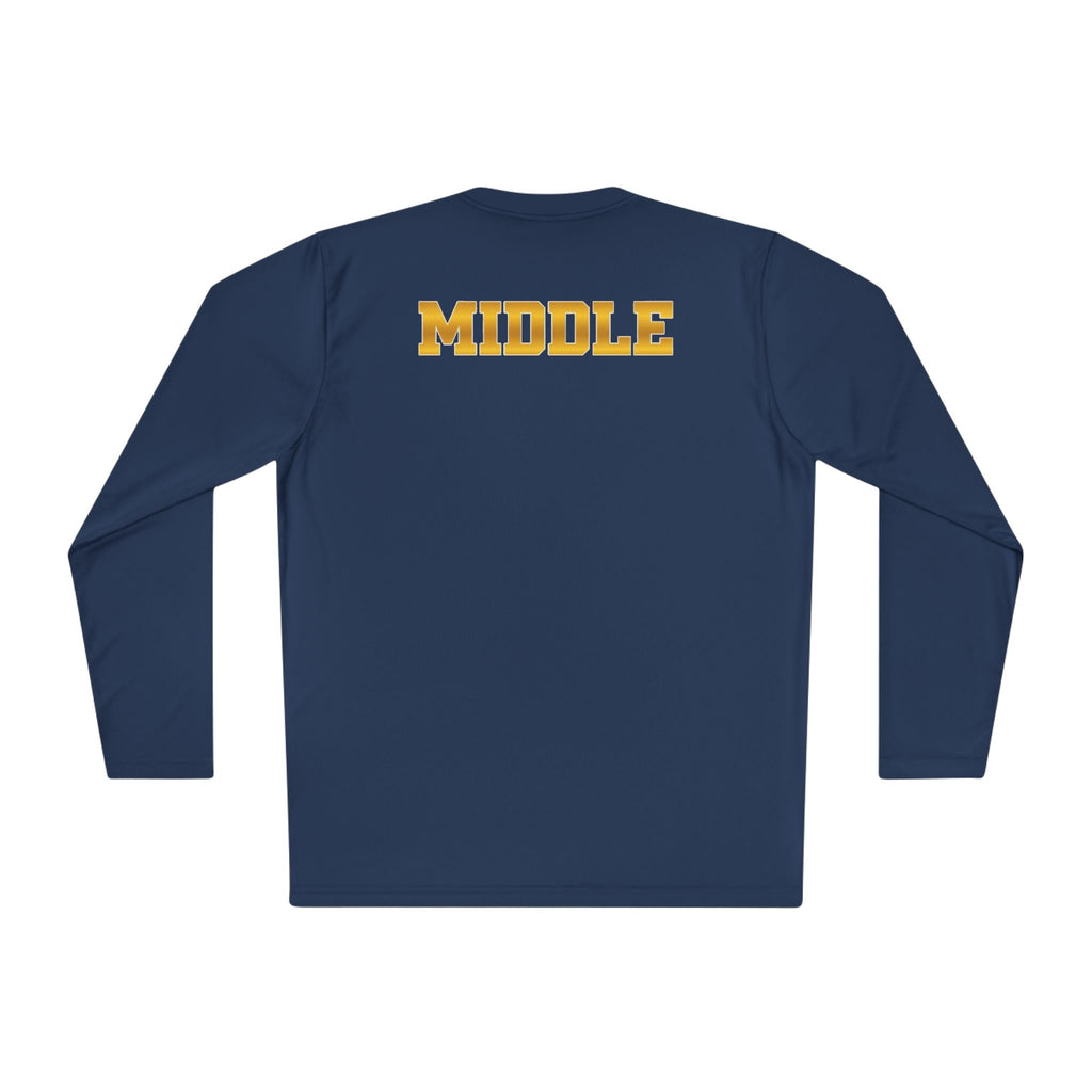 "Jump. Guess. Decoy. Repeat." —  Volleyball Middle Hitter Warm up Long Sleeve
