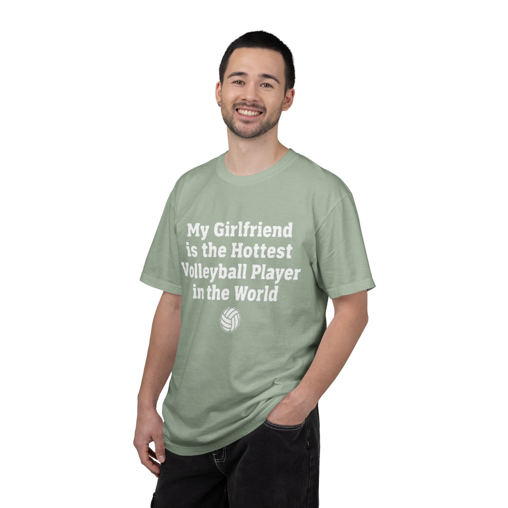 Volleyball Girlfriend T-Shirt — “My Girlfriend is the Hottest Volleyball Player in the World”