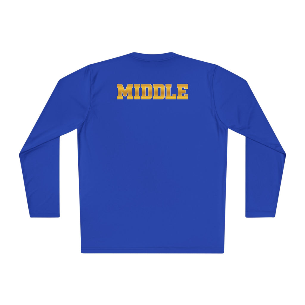 "Jump. Guess. Decoy. Repeat." —  Volleyball Middle Hitter Warm up Long Sleeve