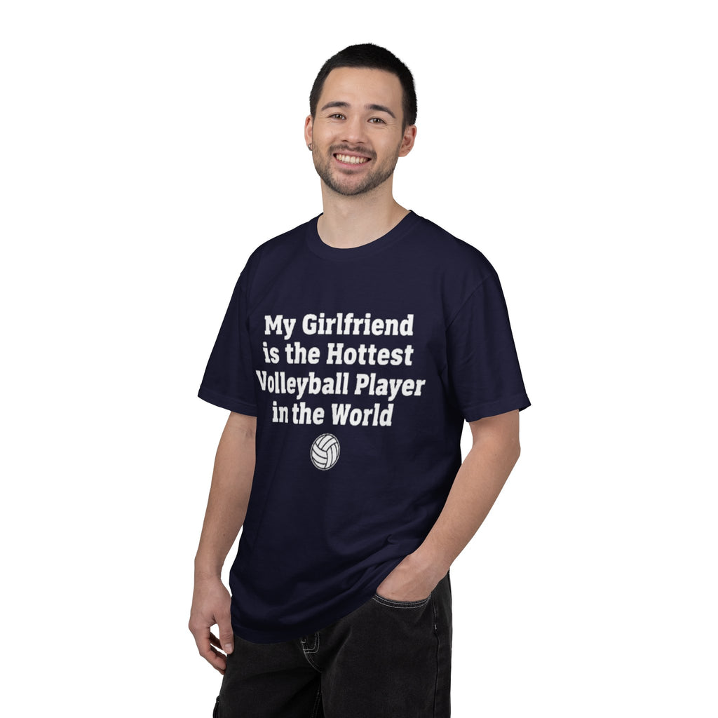 Volleyball Girlfriend T-Shirt — “My Girlfriend is the Hottest Volleyball Player in the World”