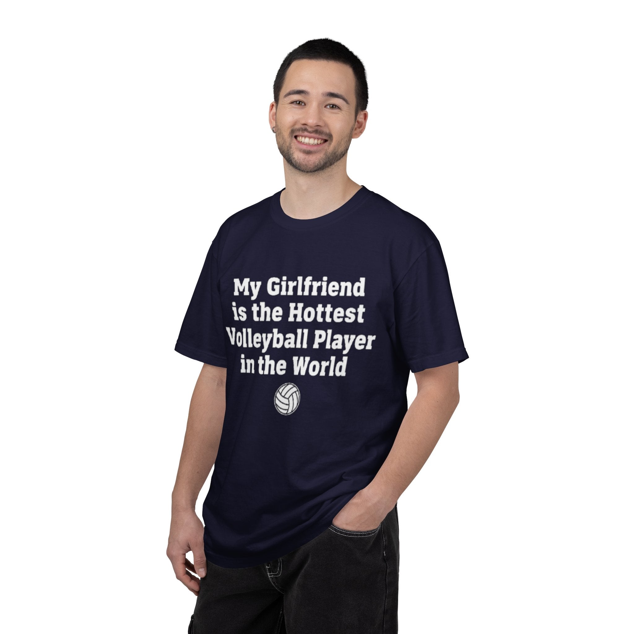 Volleyball Girlfriend T-Shirt — “My Girlfriend is the Hottest Volleyball Player in the World”