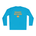 "Therapist With Hands" Volleyball Long Sleeve Tee — 'Setter' Athletic Long Sleeve