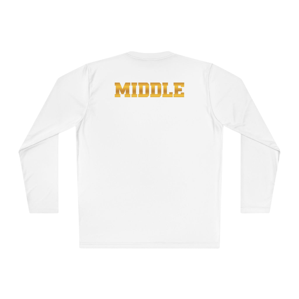 "Jump. Guess. Decoy. Repeat." —  Volleyball Middle Hitter Warm up Long Sleeve