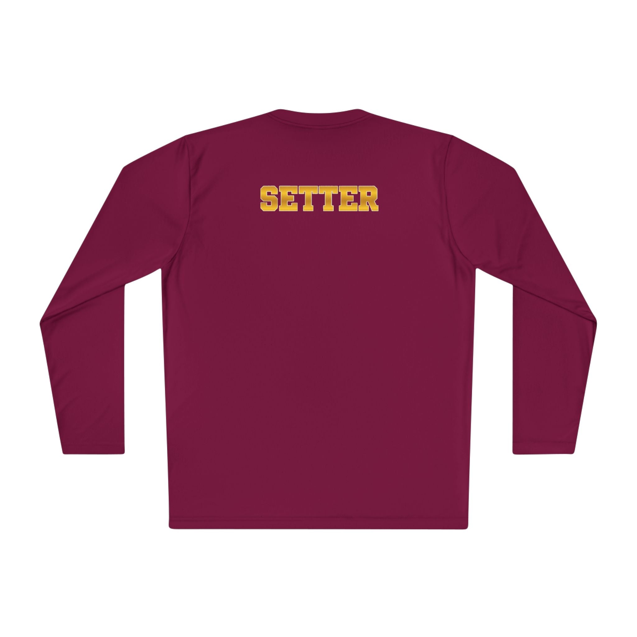 "Therapist With Hands" Volleyball Long Sleeve Tee — 'Setter' Athletic Long Sleeve