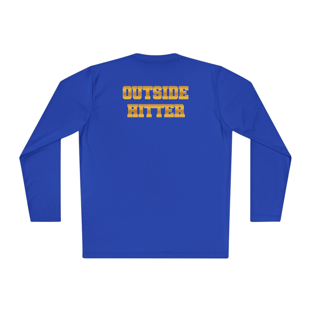 Outside Hitter Volleyball Long Sleeve Warm Up — "Outside by Position. Unstoppable by Nature"