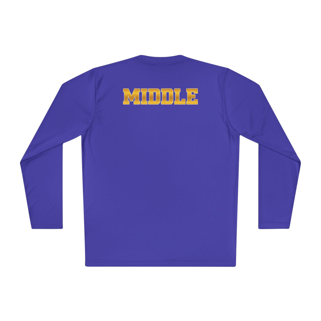 "Jump. Guess. Decoy. Repeat." —  Volleyball Middle Hitter Warm up Long Sleeve