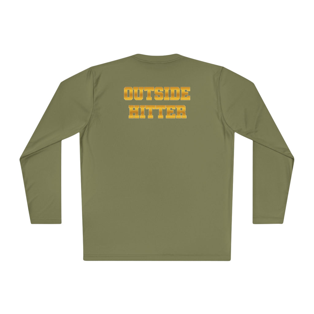 Outside Hitter Volleyball Long Sleeve Warm Up — "Outside by Position. Unstoppable by Nature"