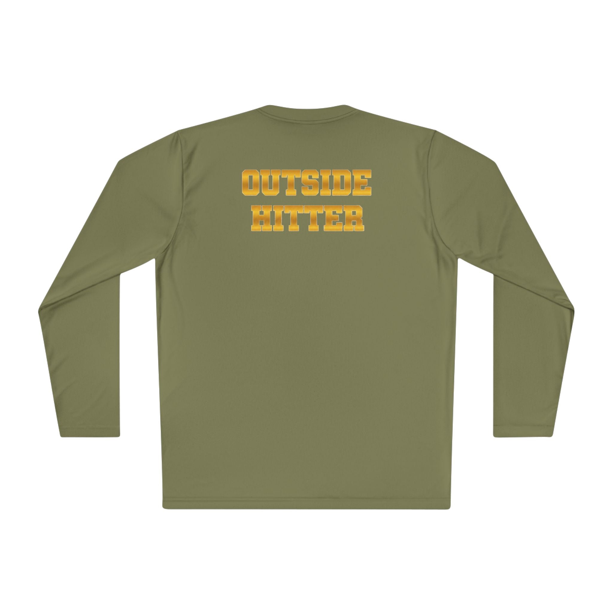 Outside Hitter Volleyball Long Sleeve Warm Up — "Outside by Position. Unstoppable by Nature"