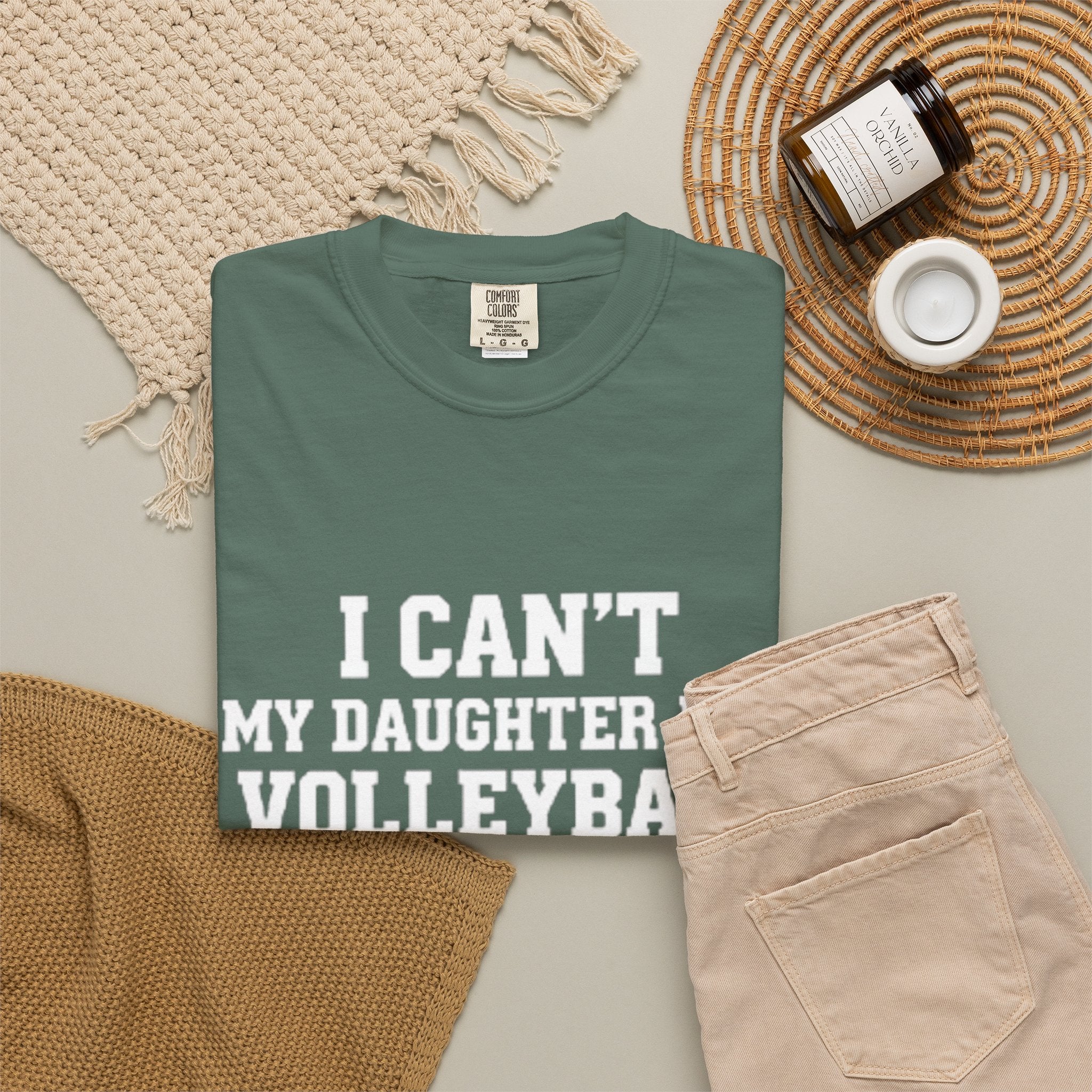 I Can't — My Daughter Has Volleyball T-Shirt