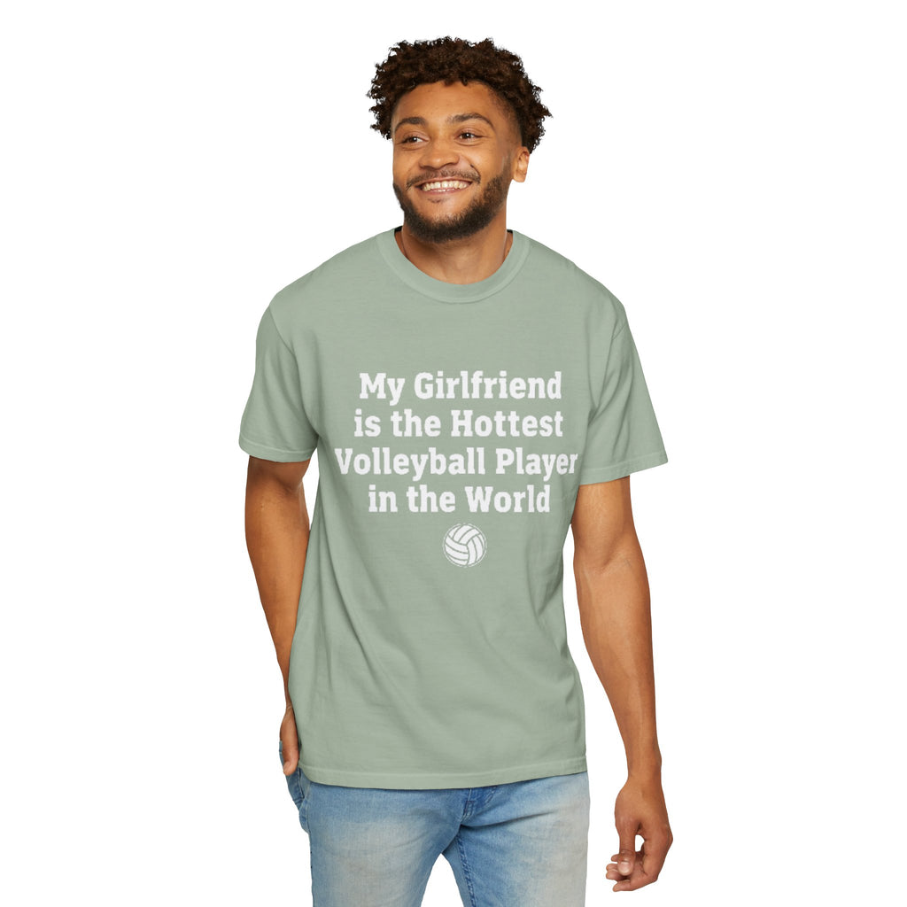 Volleyball Girlfriend T-Shirt — “My Girlfriend is the Hottest Volleyball Player in the World”