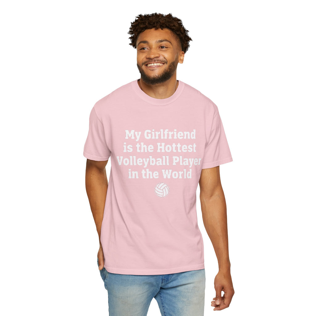Volleyball Girlfriend T-Shirt — “My Girlfriend is the Hottest Volleyball Player in the World”