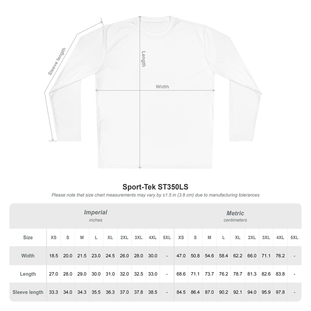 'I See Ball I Hit Ball' Long Sleeve Tee — Middle Hitter Shirt