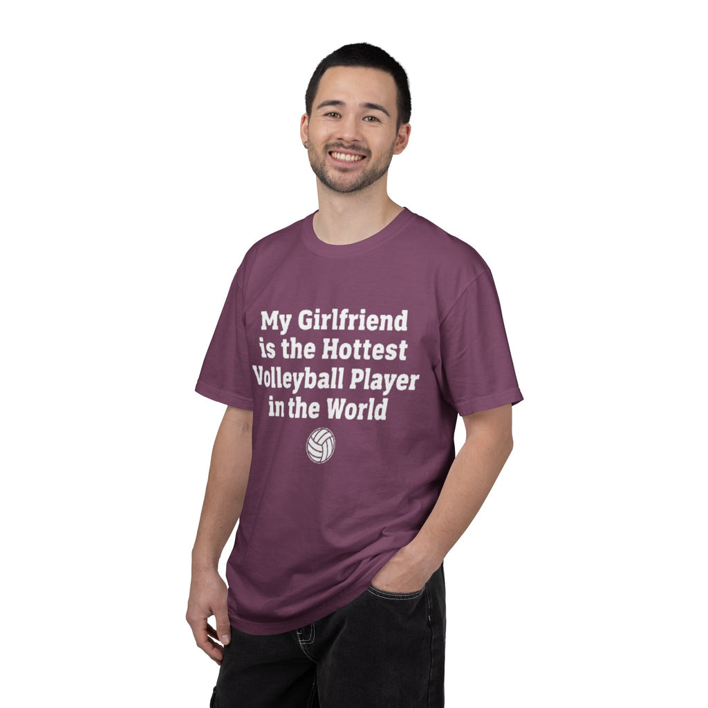 Volleyball Girlfriend T-Shirt — “My Girlfriend is the Hottest Volleyball Player in the World”